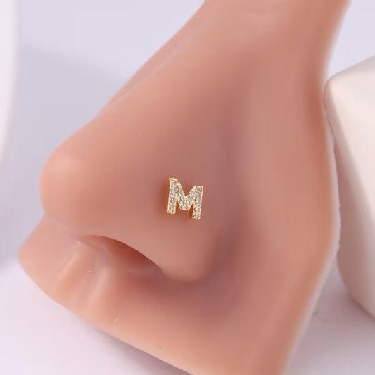 Alphabet Nose Ring