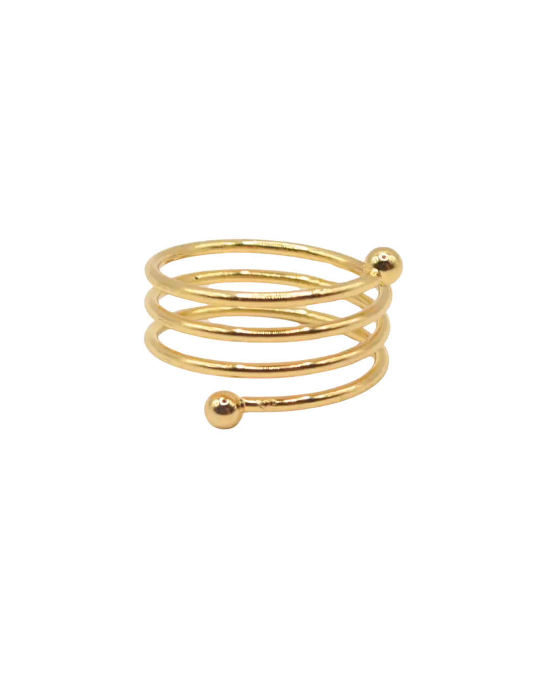 Gold Spiral Serviette Ring