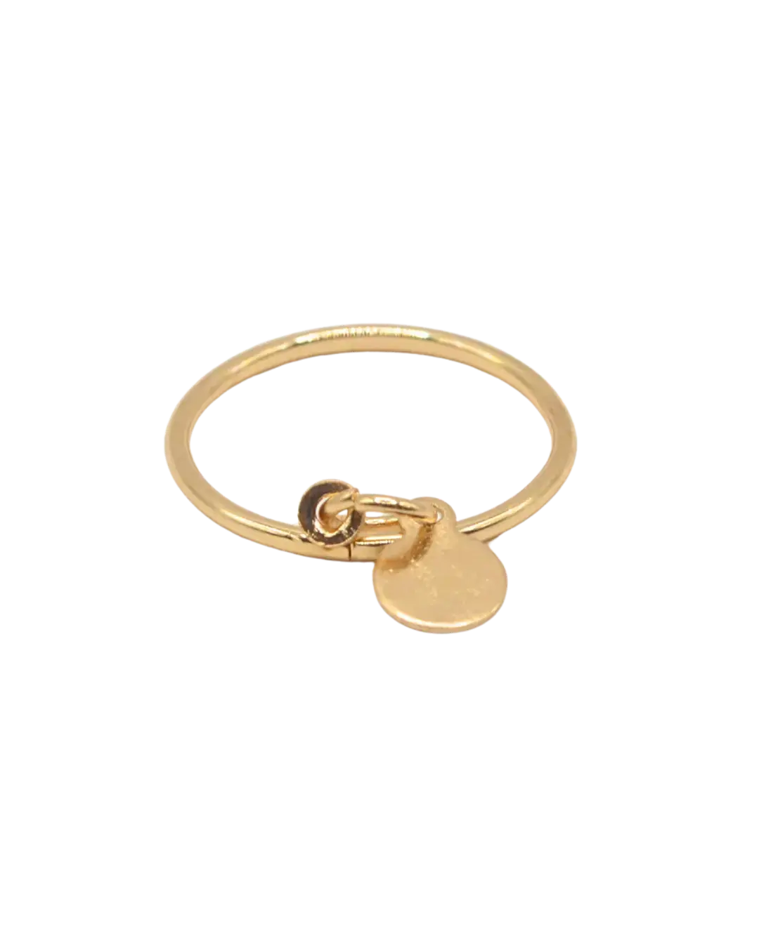 Delicate Disc Adjustable Ring