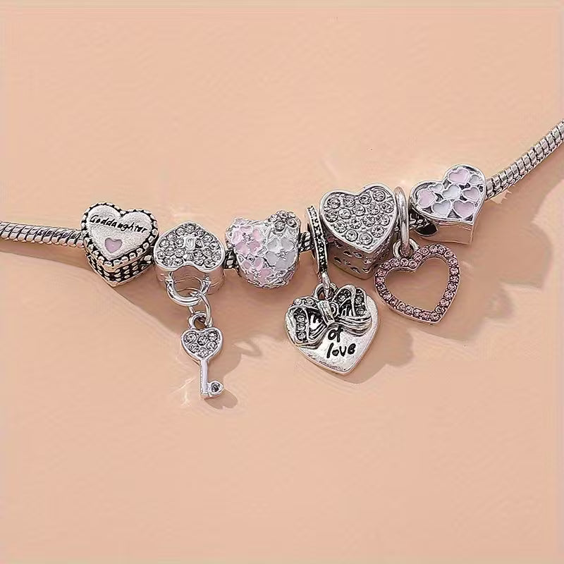 Heart Charms Bracelet