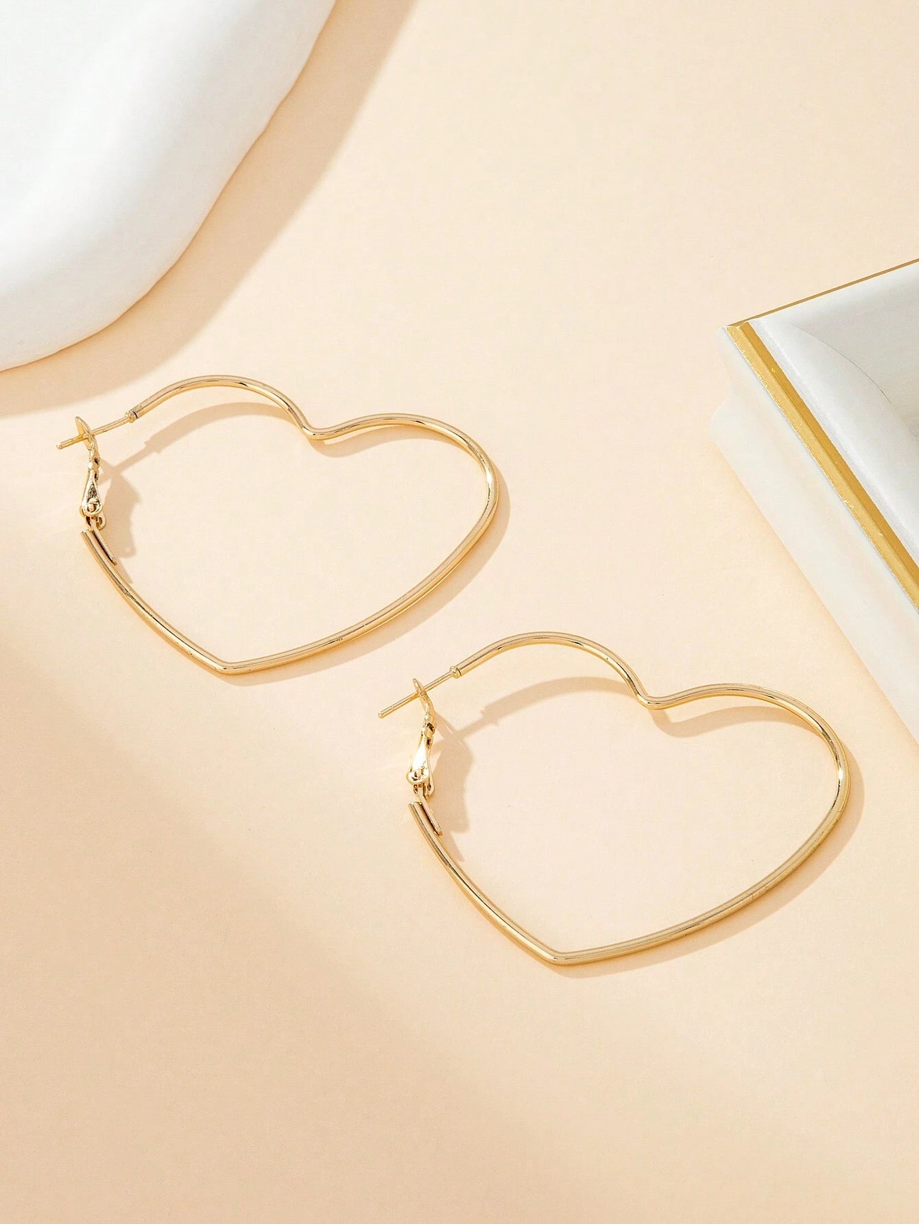 Heart Hoop Earrings