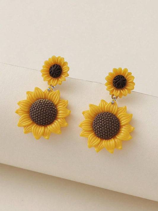 Sunflower Earrings