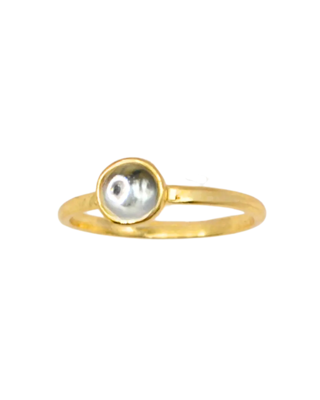 Moonstone gold ring