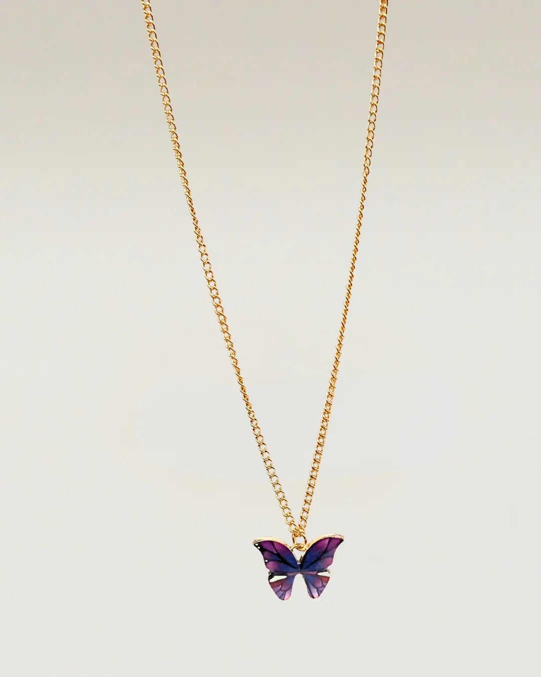 Colorful Butterfly Necklace