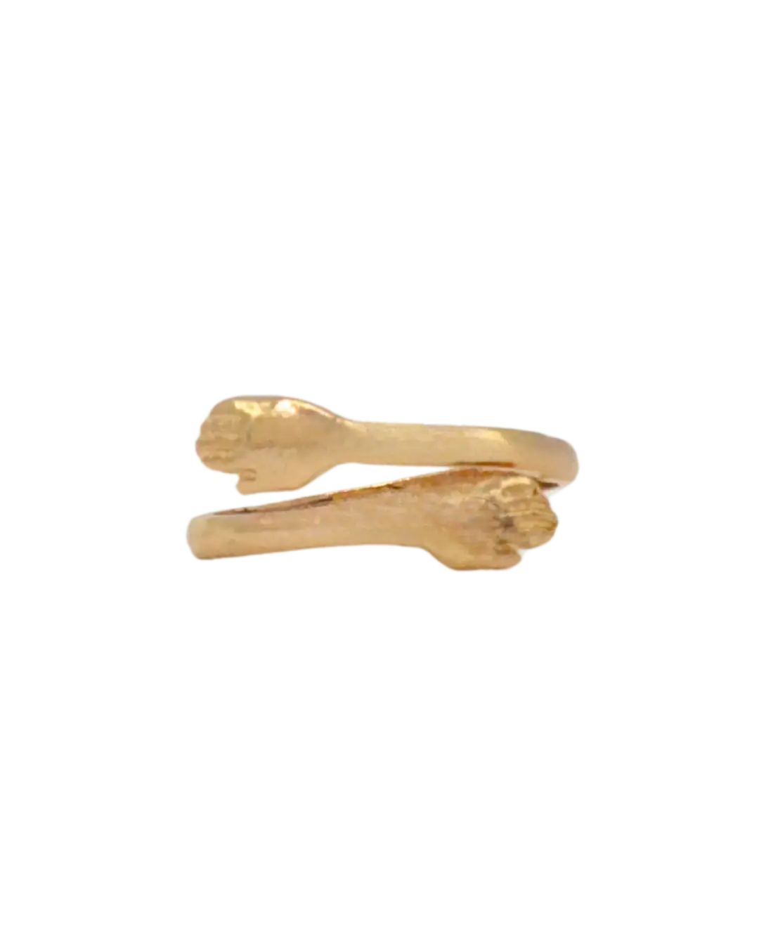 Hugging Hand Ring