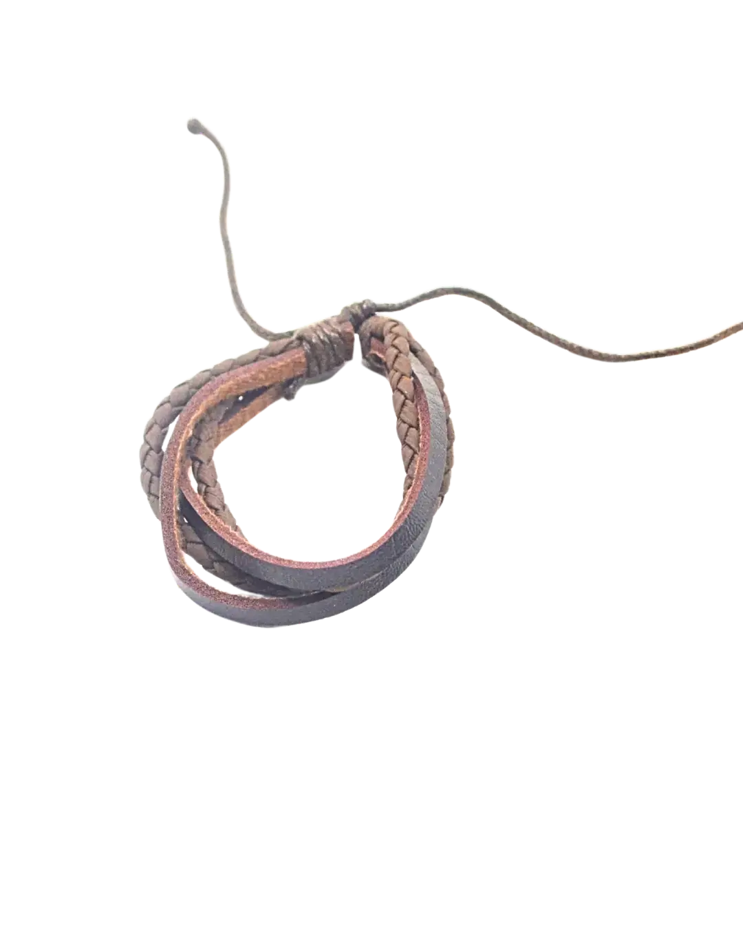 Multi-Strand Leather Bracelet