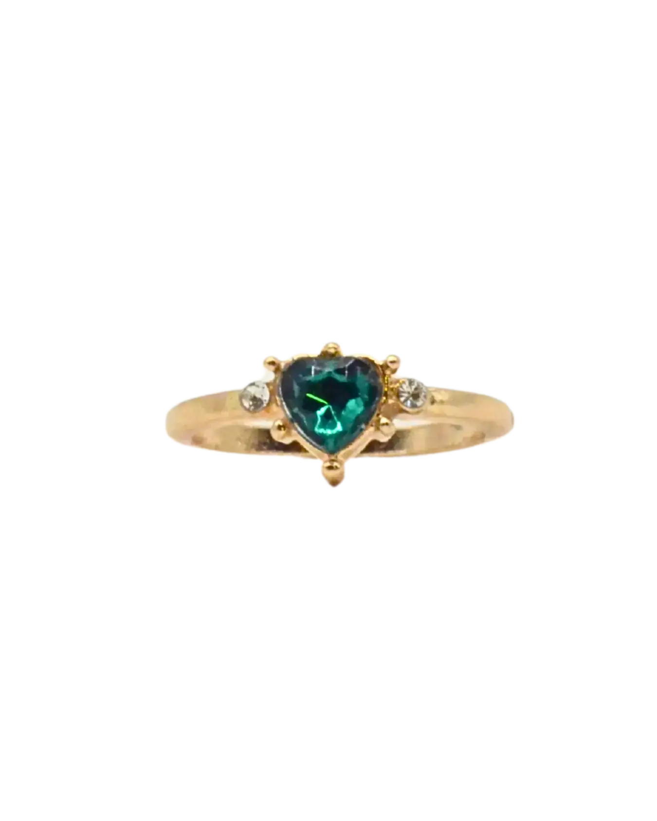 Emerald Heart Ring