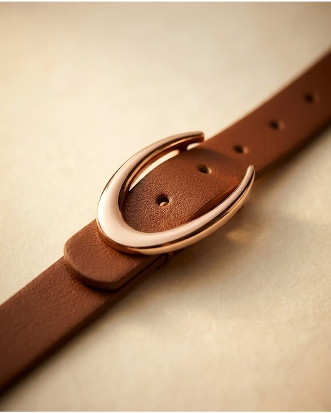 Oval Buckle Belt