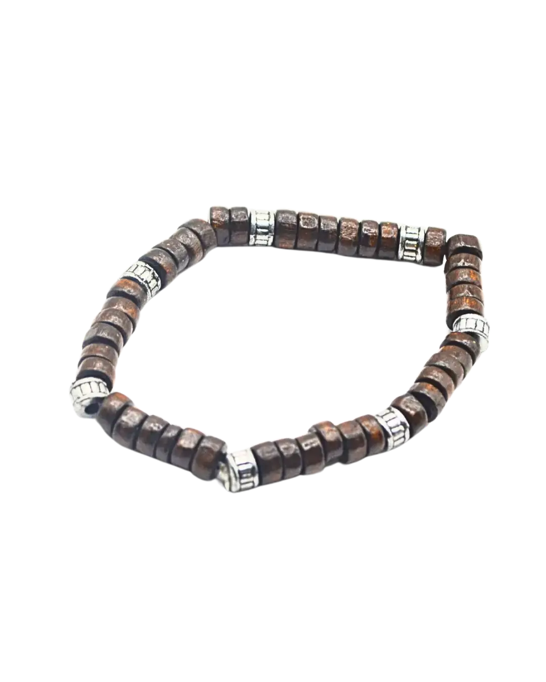 Wood & Bead Bracelet