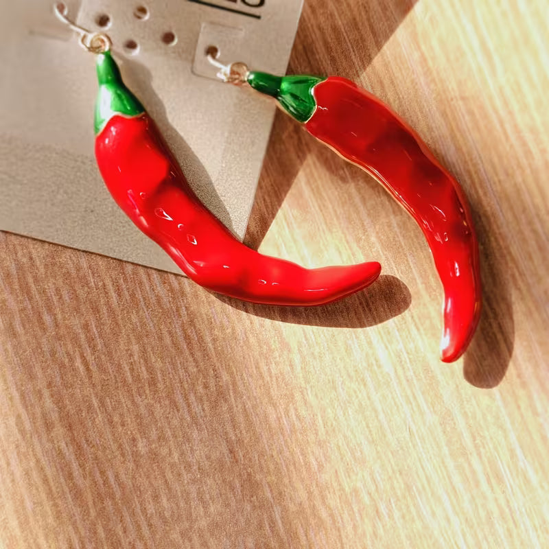 Chili Peppers Ear Studs