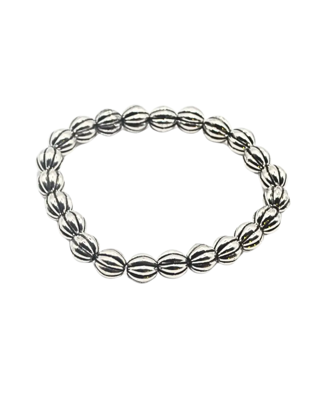 Silver Beaded Bracelet