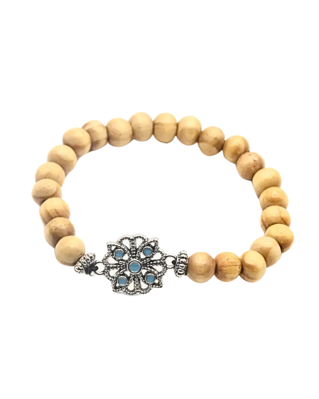 Wooden Flower Bracelet