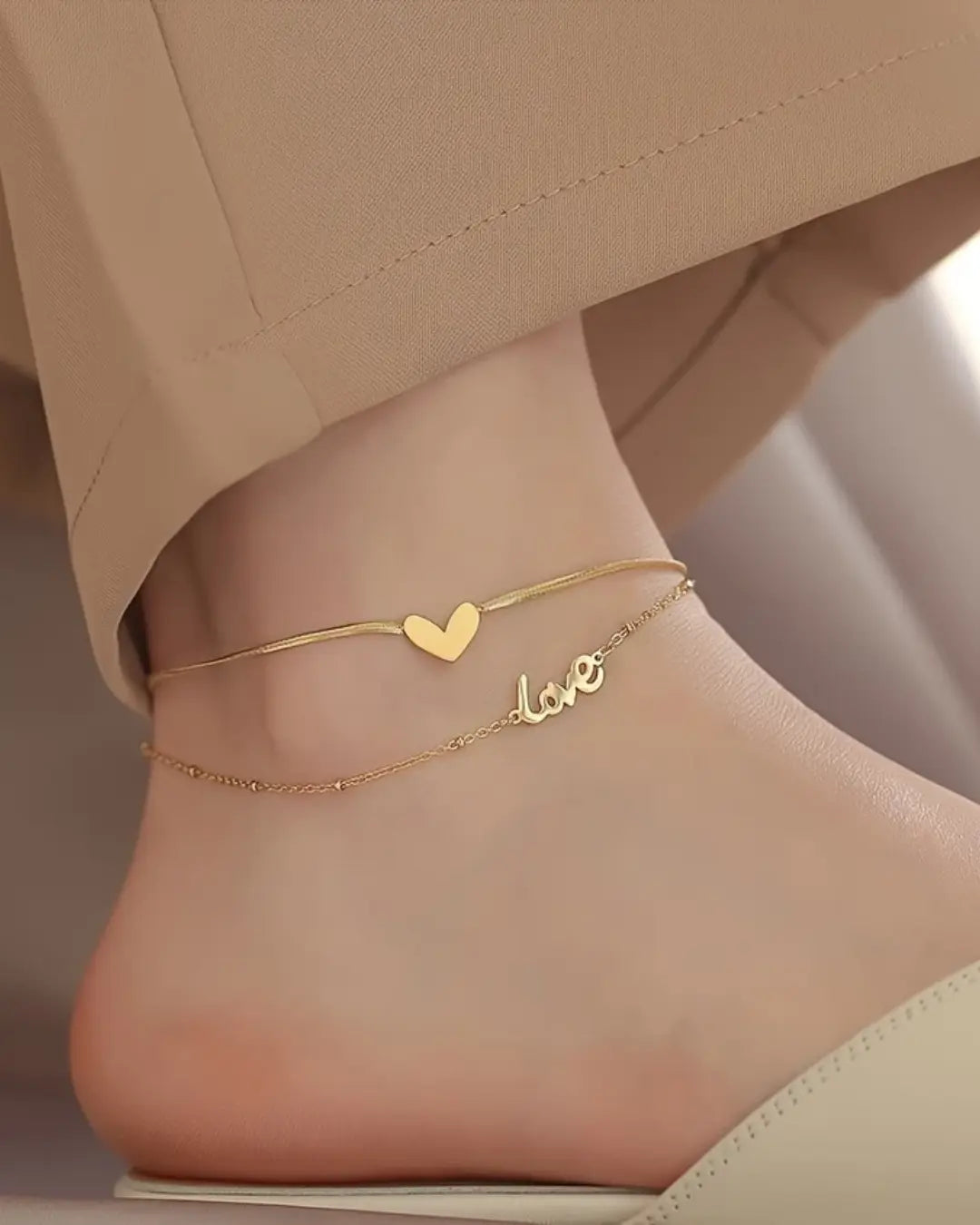 Love Foot Chain