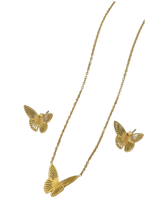 Butterfly Locket Set