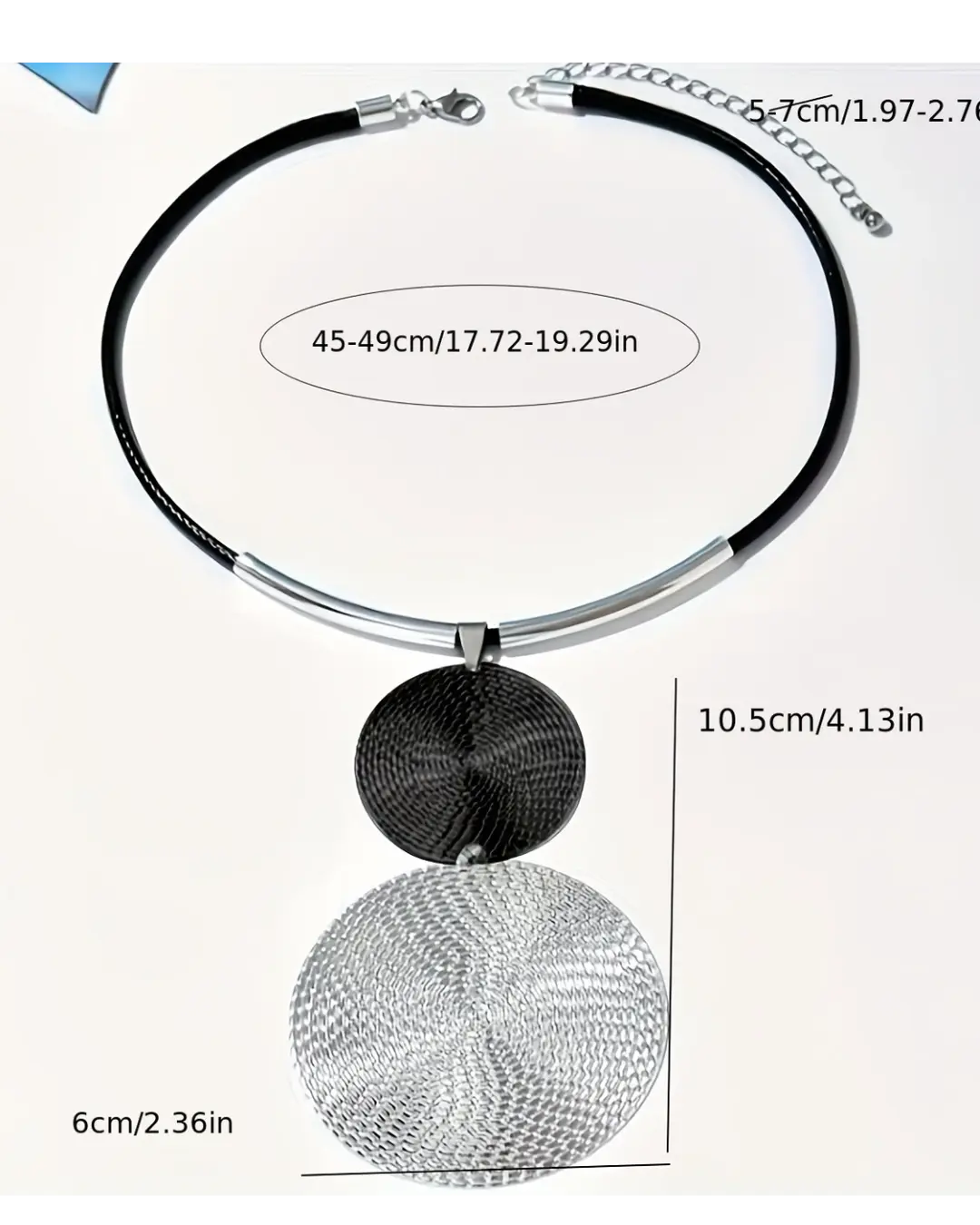 Retro Block Necklace