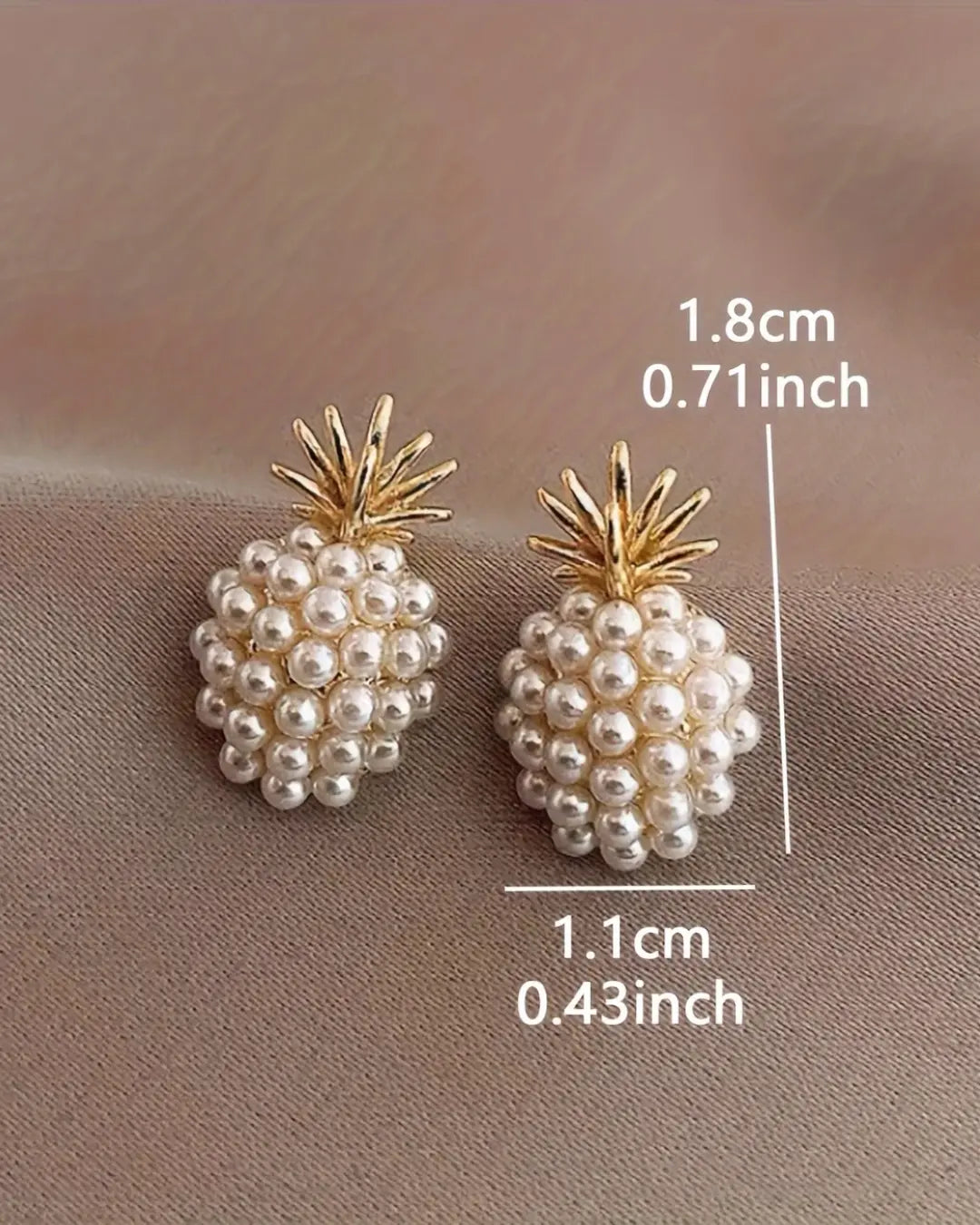 Pineapple Stud Earrings