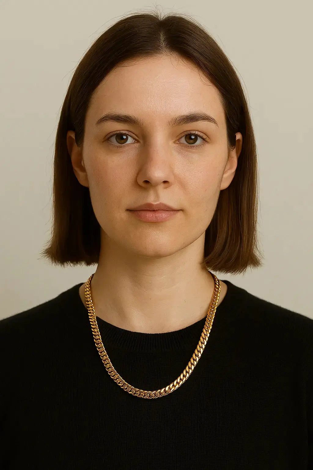 Classic Curb Chain Necklace