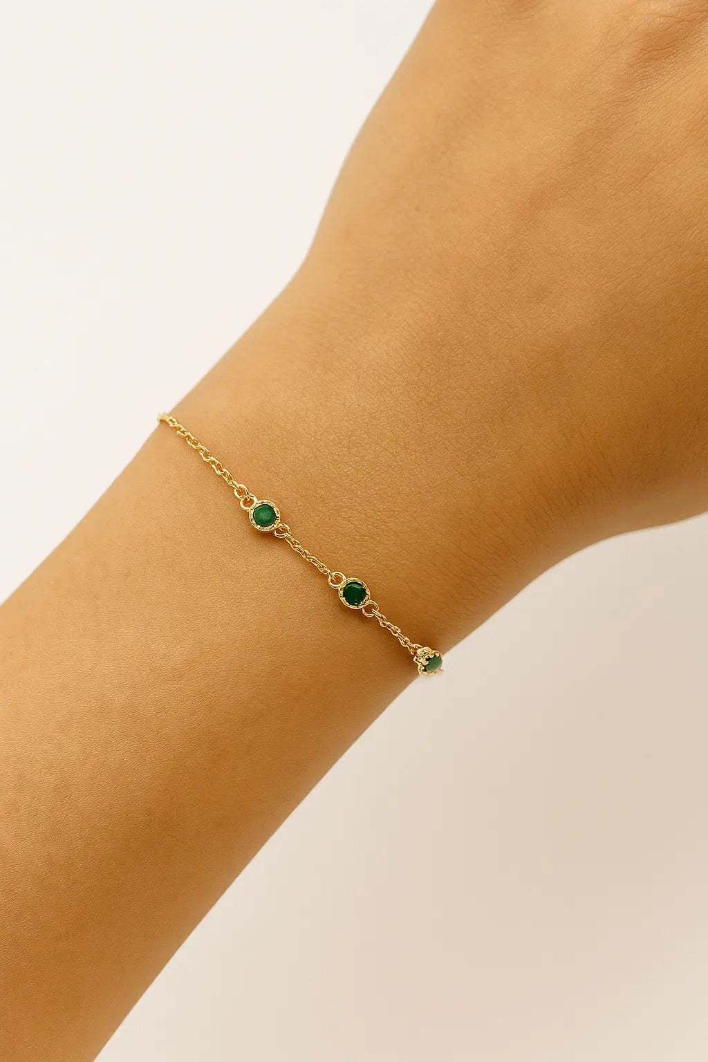 Gemstone Station Bracelet