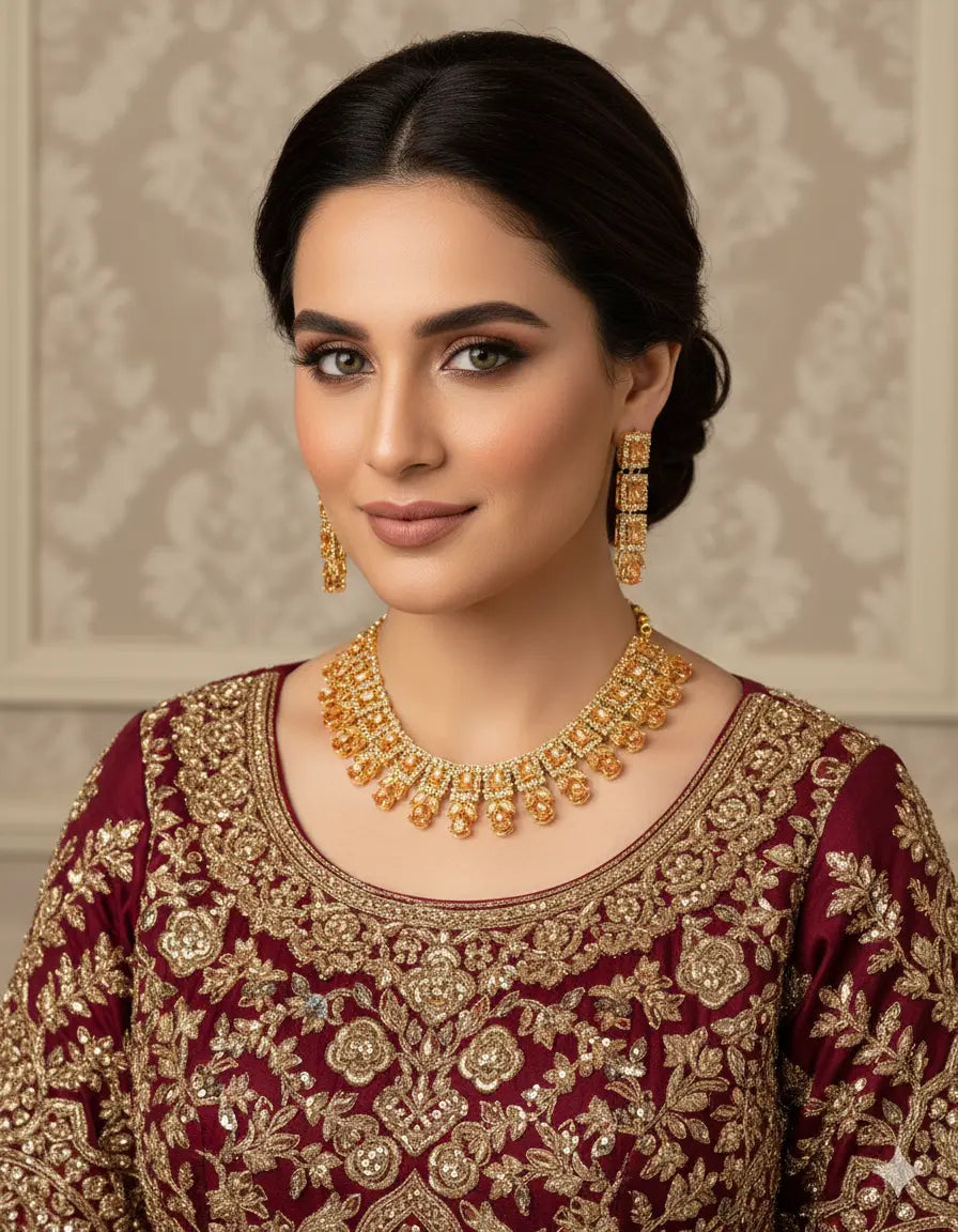 Choker Necklace Set