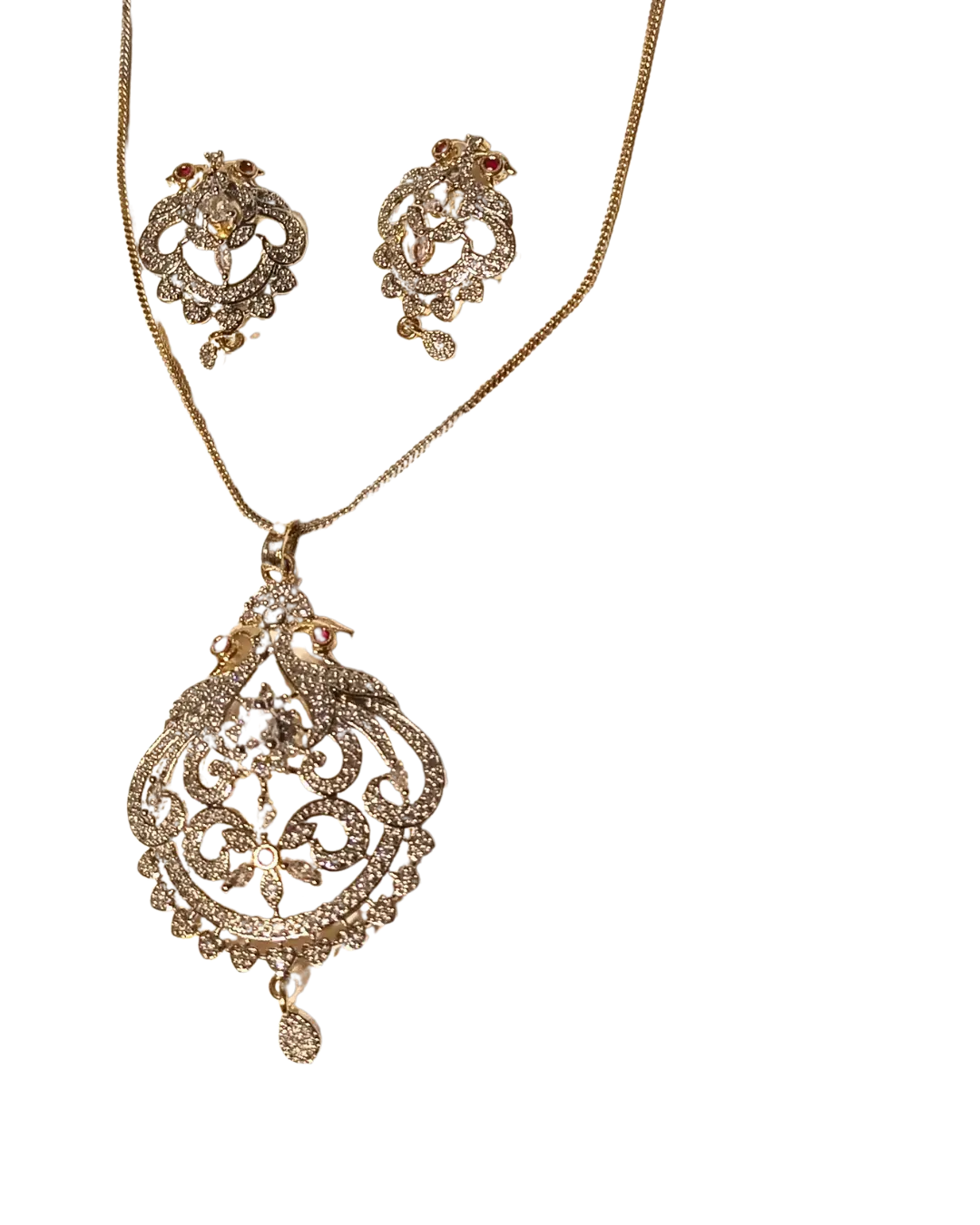Necklace with earrings