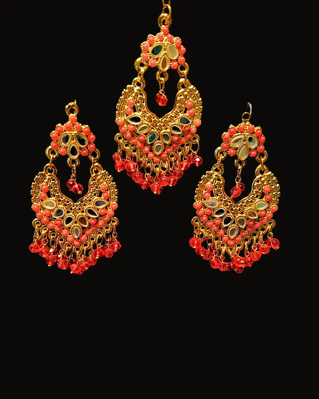 Earrings With Tikka