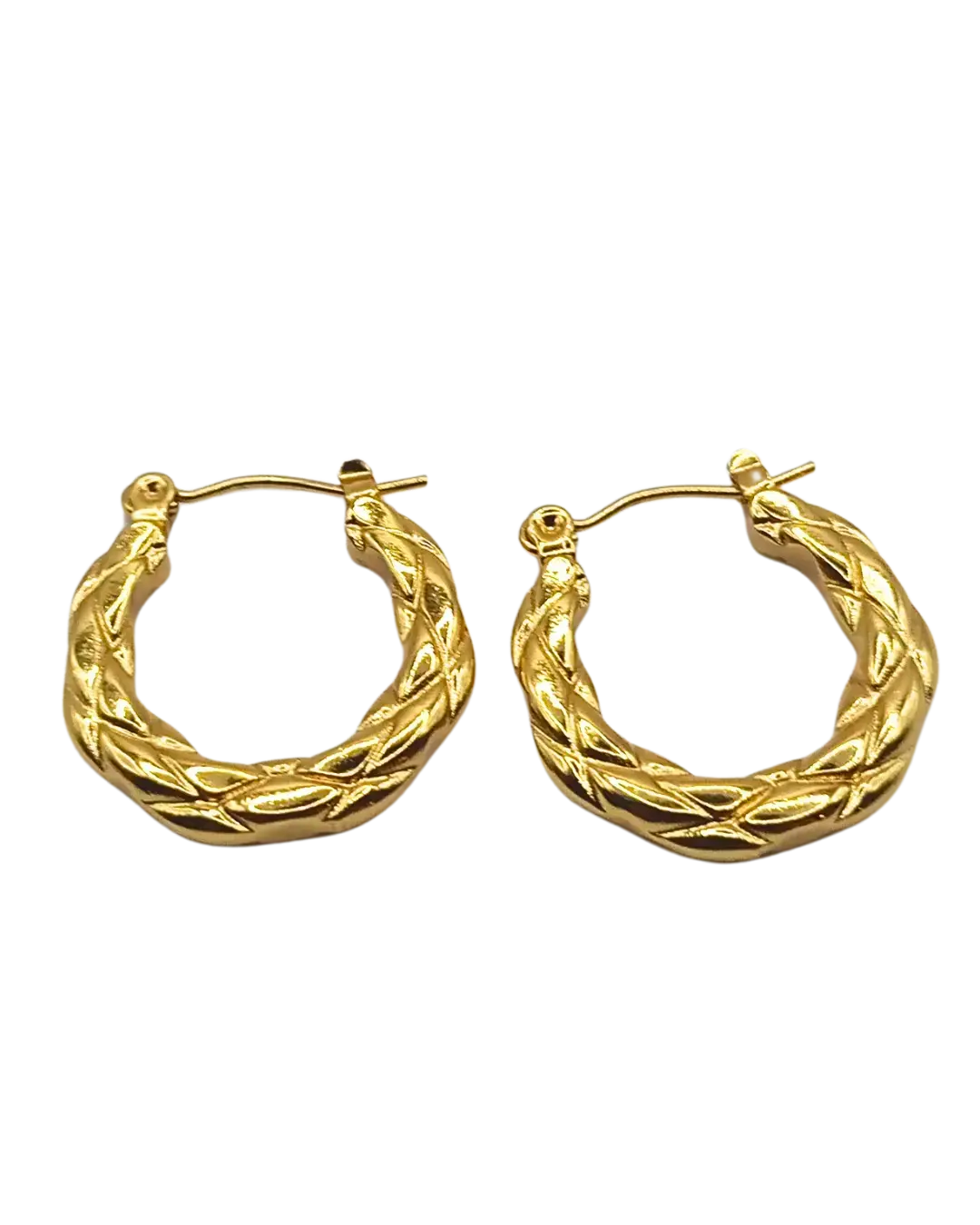 Woven Radiance Hoops