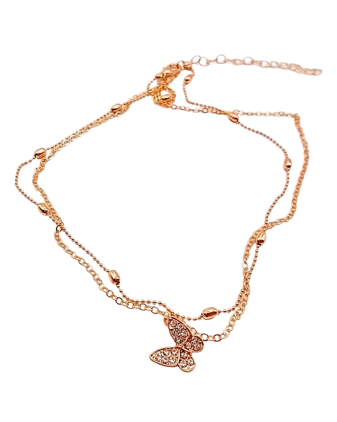 Layered Butterfly Necklace