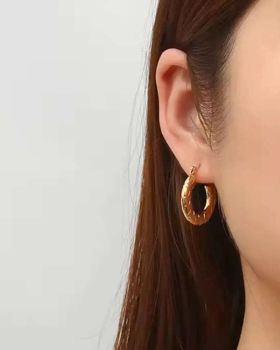 Snake Print Earrings