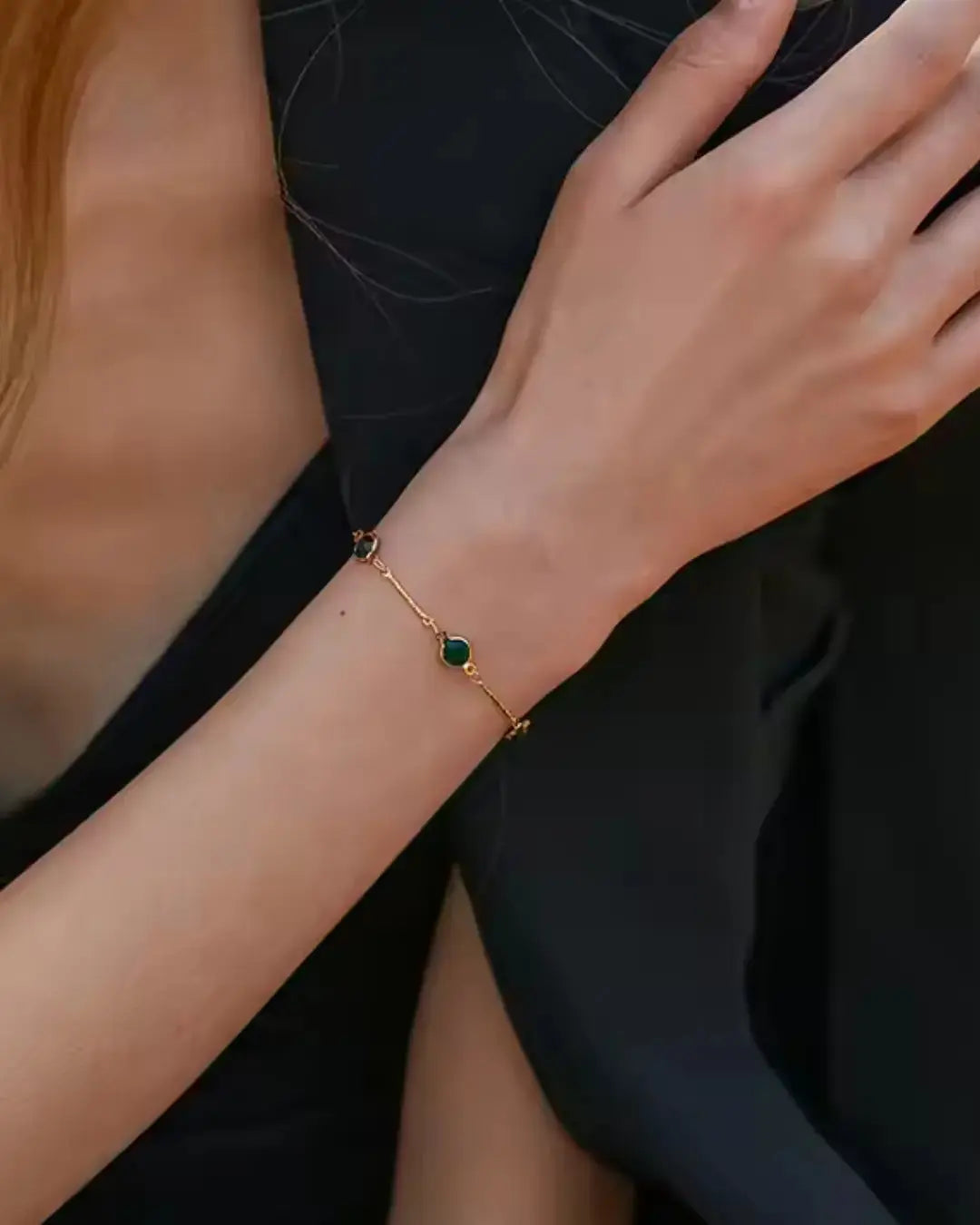Zircon Emerald Bracelet
