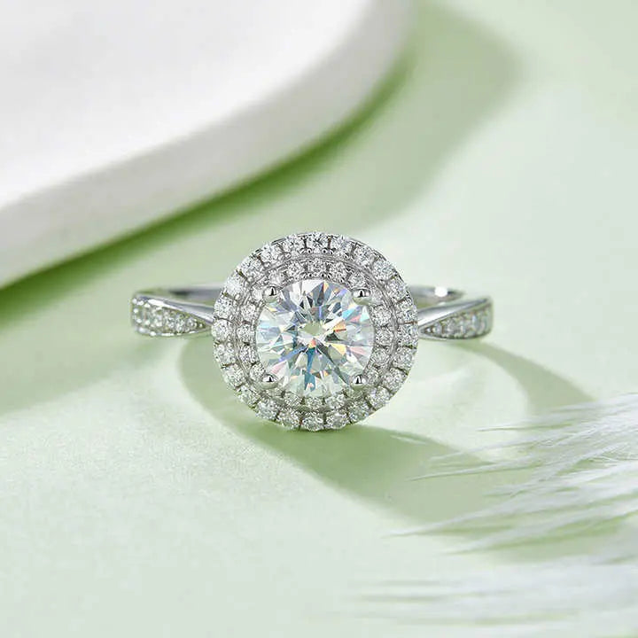 Michael White Gold Halo Engagement