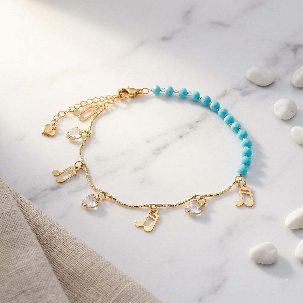 Music Charm Bracelet