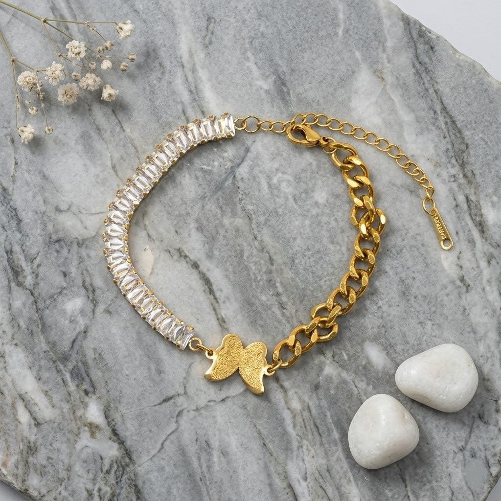 Zircon Butterfly Bracelets