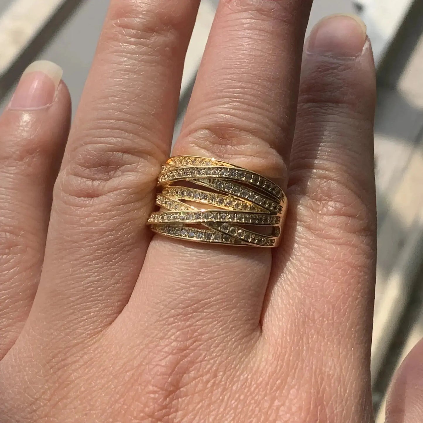 Noble Zircon Bridal Rings