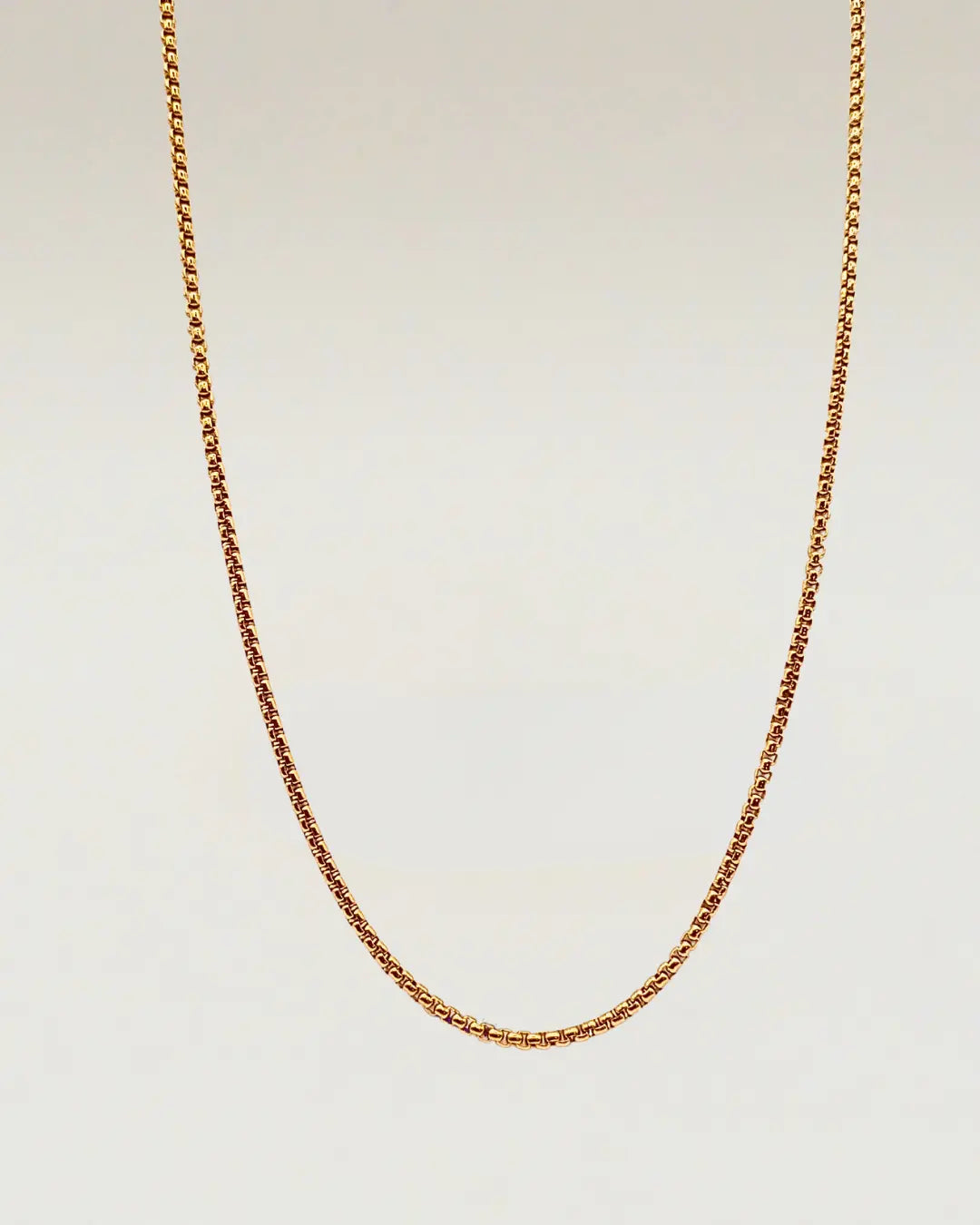 Rose Gold Rolo Chain Necklace