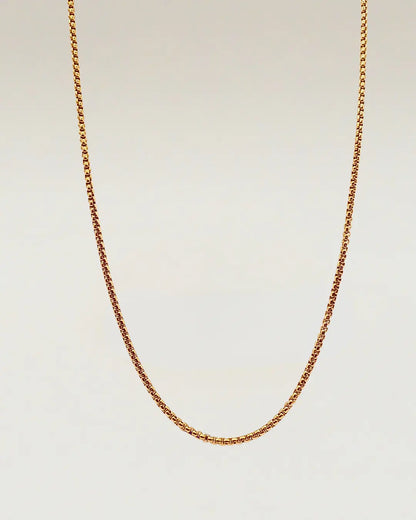 Rose Gold Rolo Chain Necklace