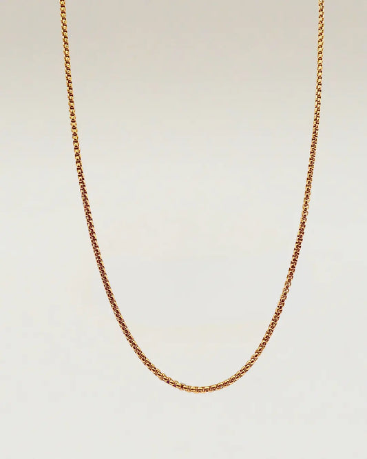 Rose Gold Rolo Chain Necklace