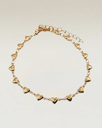 Heart Link Chain Bracelet