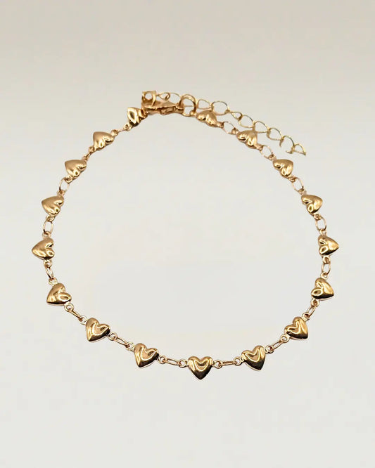 Heart Link Chain Bracelet