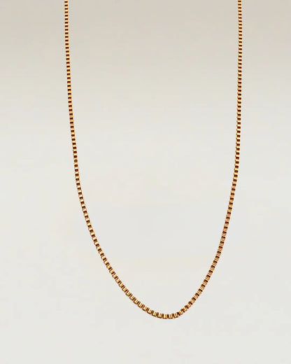 Square Box Chain Necklace