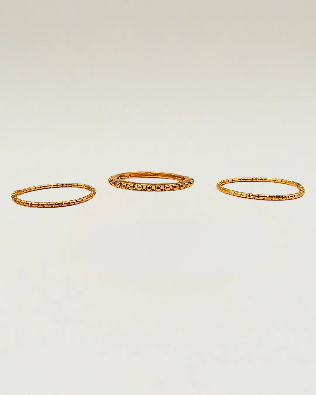 Beaded Ring Set