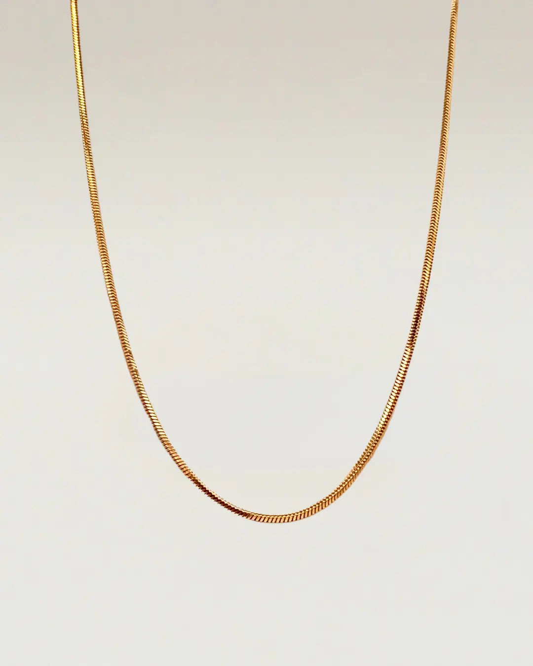 Sleek Gold Chain Necklace