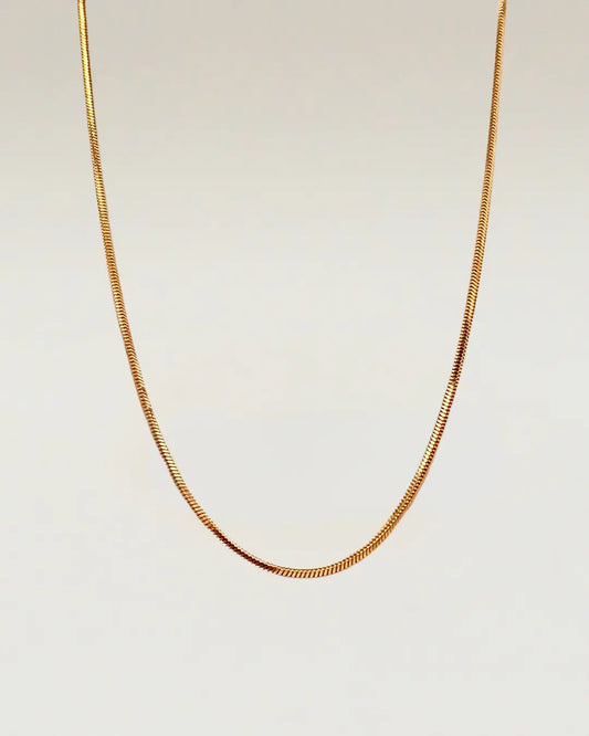Sleek Gold Chain Necklace