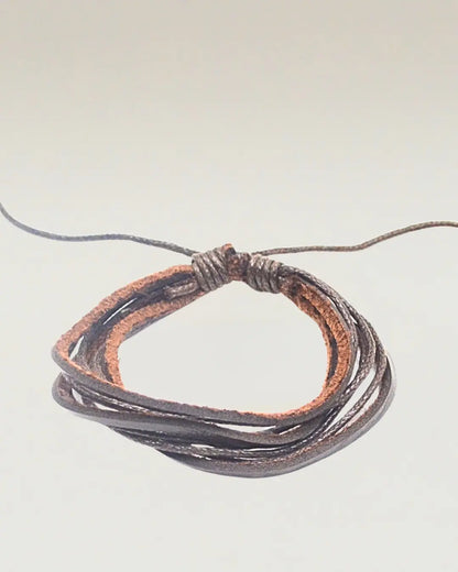 Layered Brown Bracelet