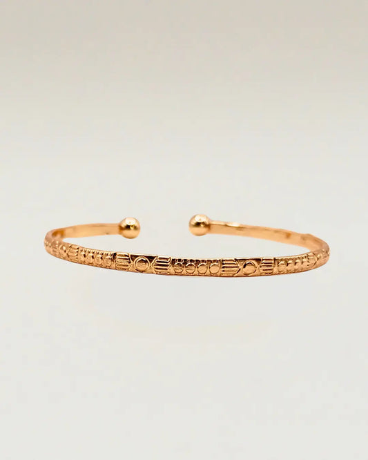 Textured Open Bangle