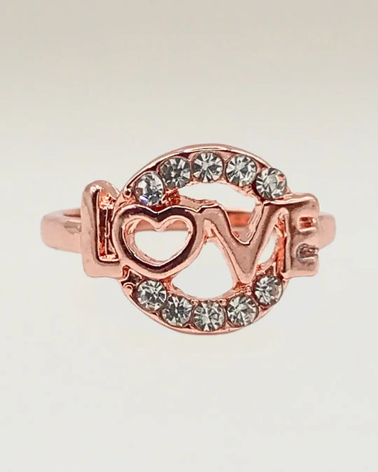 Rose Gold Heartfelt Ring