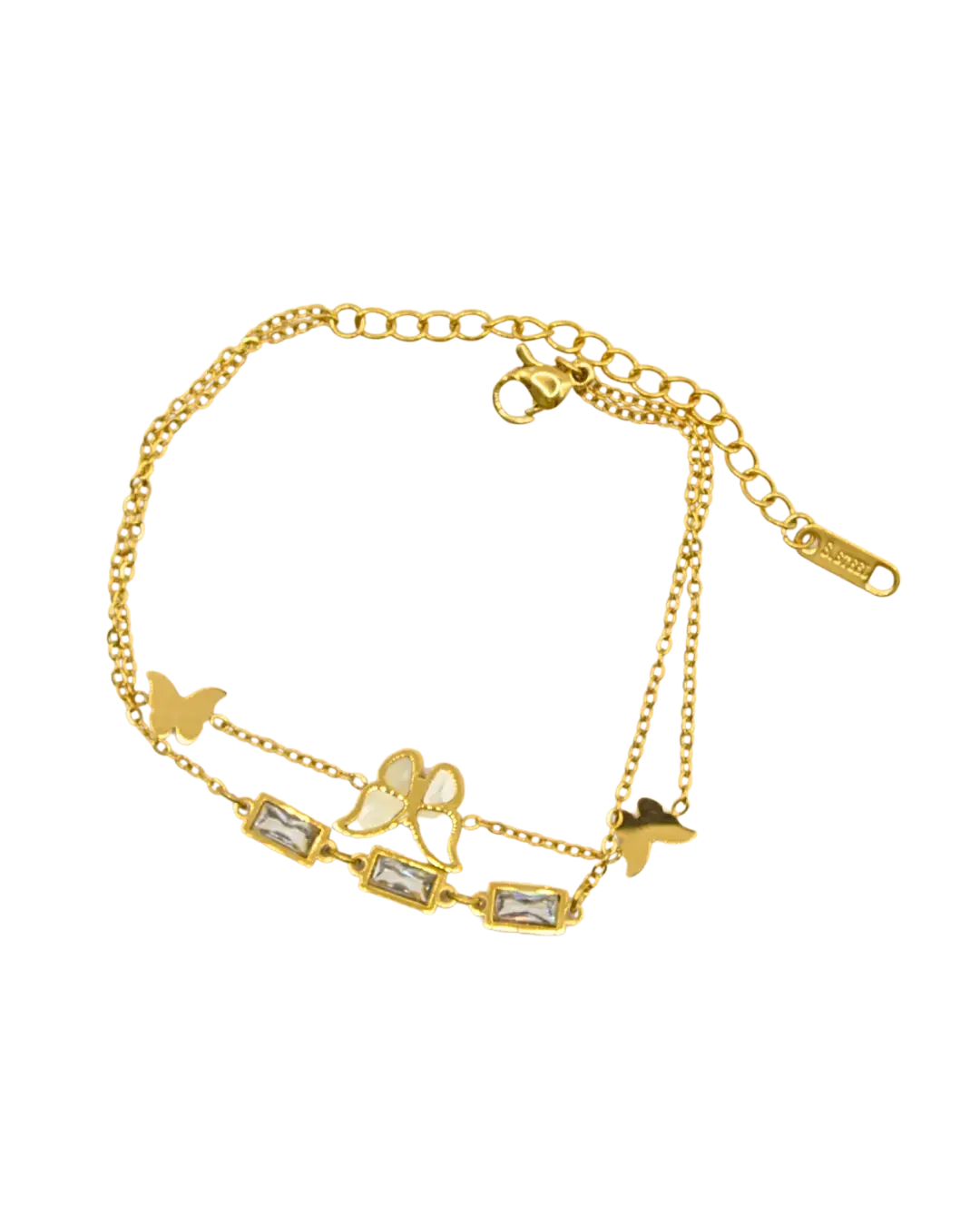Zircon Butterfly  Bracelet