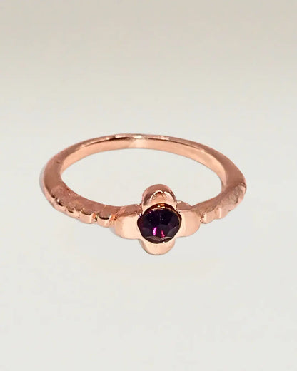 Ruby Bloom Ring