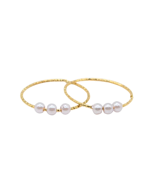 Gold Filled Pearl Rings