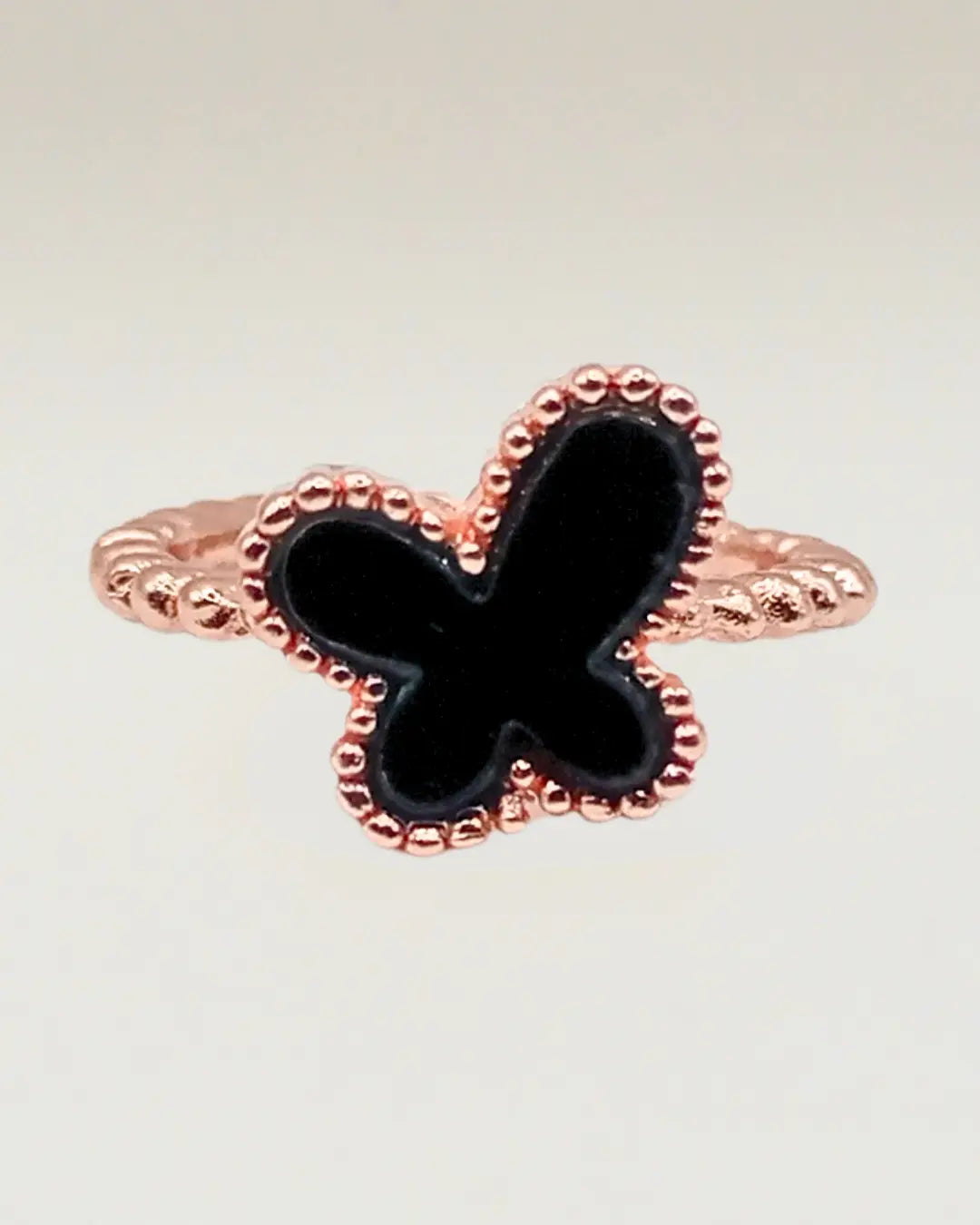 Black Clover Adjustable Ring