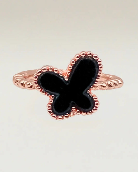 Black Clover Adjustable Ring